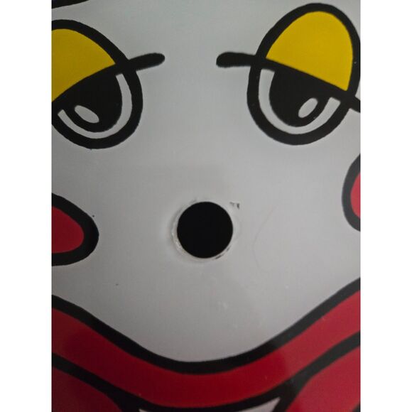 Clown Glass Ceiling Light Circus Clown Light Shade 14.5" w/Red Nose Retro Decor - Picture 1 of 11